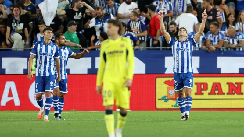 Lucas Boyé abrió la cuenta para Alavés ante Villarreal