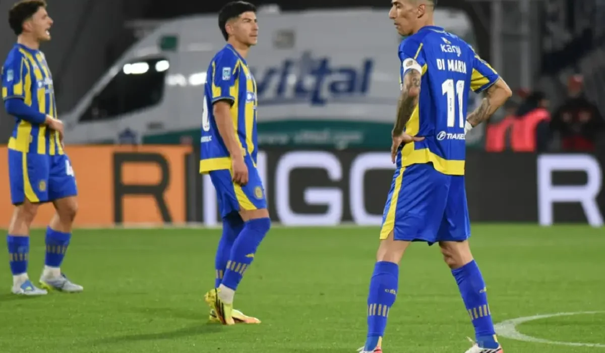 Ángel Di María rompió la sequía con un doblete para el empate de Rosario Central ante Talleres