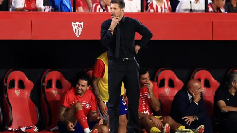 Diego Simeone habló sobre Julián Álvarez tras el triunfo del Atlético: «Está en un proceso personal»