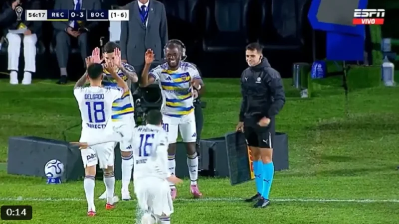 El ecuatoriano Enner Valencia debutó en Boca Juniors ante Recoleta por Copa Sudamericana