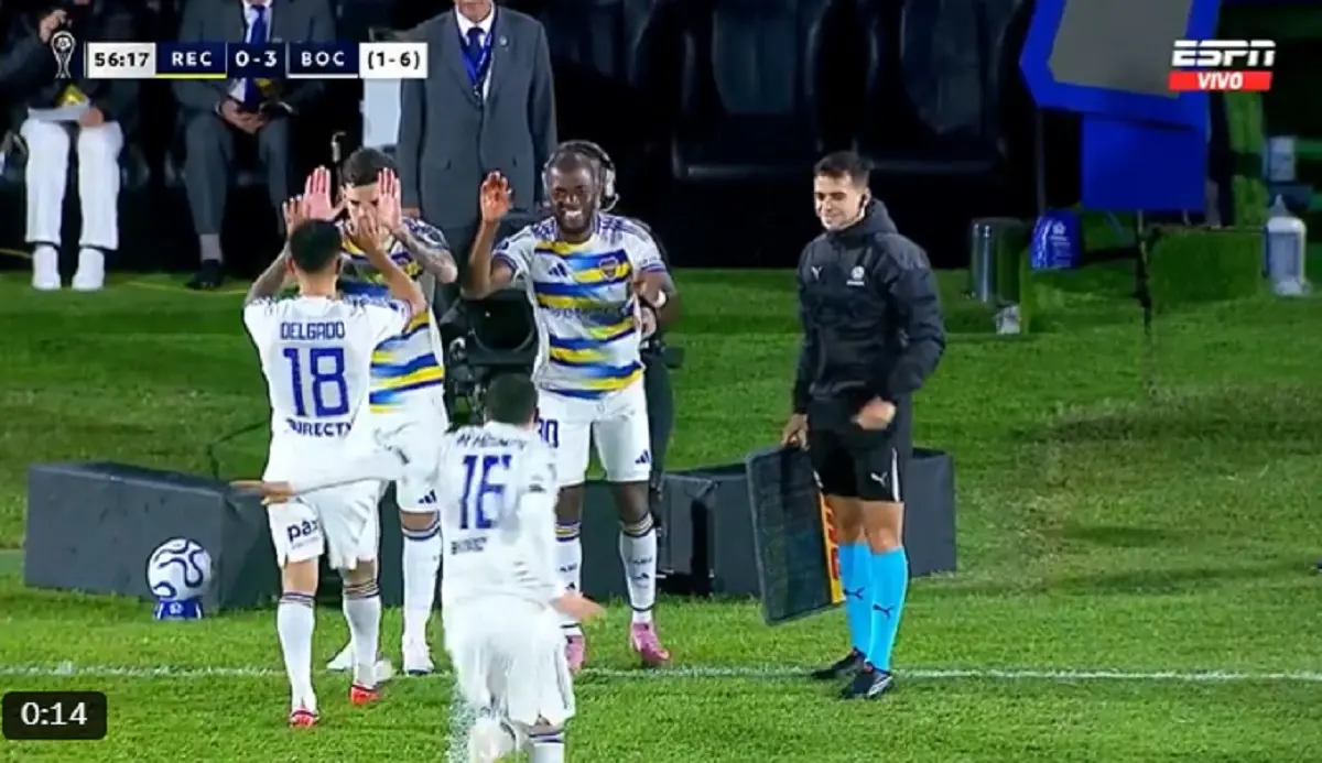 El ecuatoriano Enner Valencia debutó en Boca Juniors ante Recoleta por Copa Sudamericana