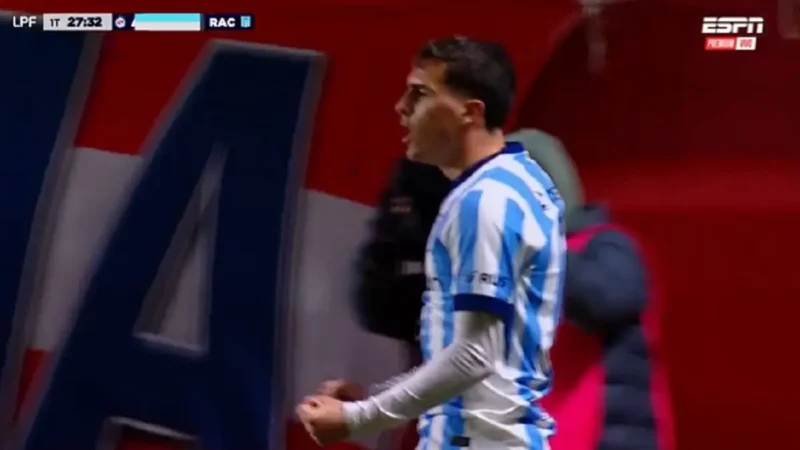Golazo de Racing con una magistral jugada colectiva: primero de Ezequiel Cannavo en la Academia