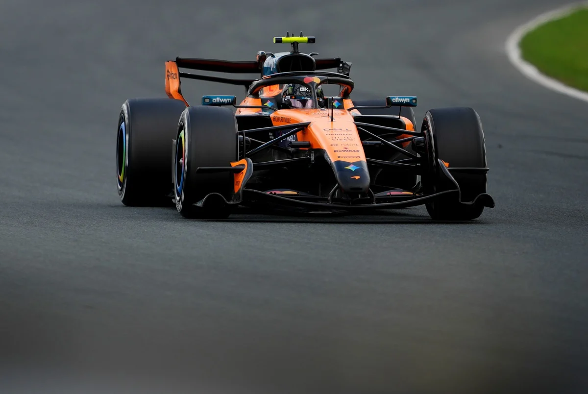 Lando Norris ganó un accidentado Gran Premio de Países Bajos