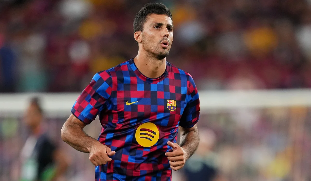 Rodri debutó en Barcelona y volvió a jugar en La Liga tras 2658 días