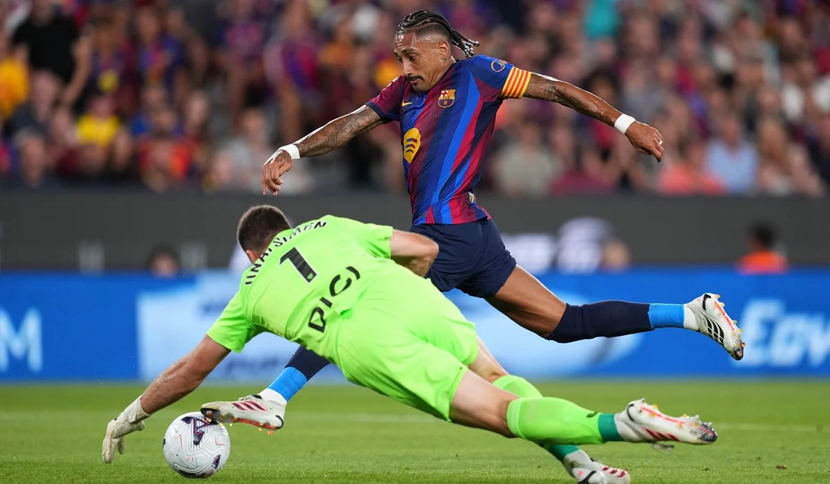 Raphinha sigue en llamas y lleva 3 goles en 2 partidos de La Liga