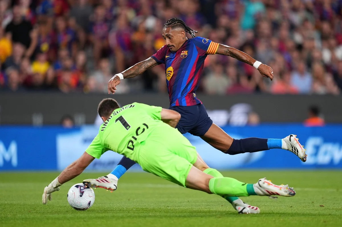 Raphinha sigue en llamas y lleva 3 goles en 2 partidos de La Liga