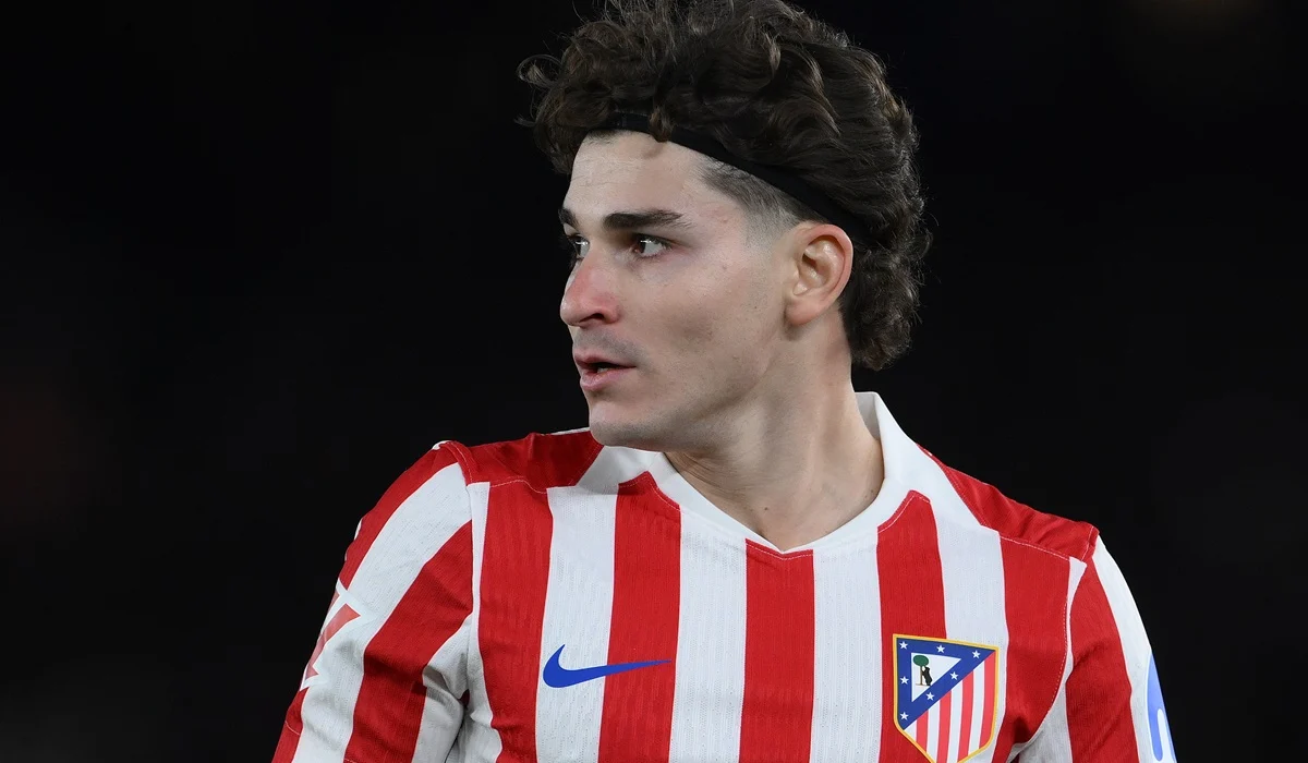Julián Álvarez volvió a los entrenamientos con Atlético Madrid