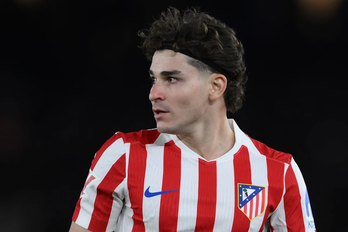 Julián Álvarez volvió a los entrenamientos con Atlético Madrid