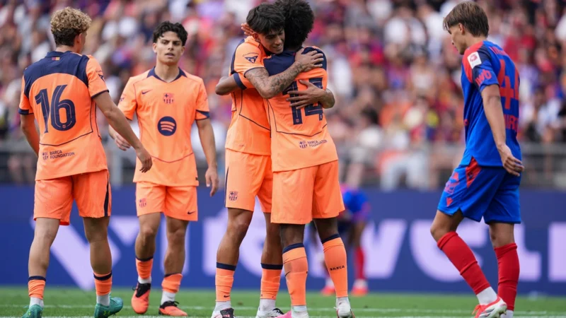 Barcelona le ganó 5 a 2 a Basilea en un amistoso de pretemporada