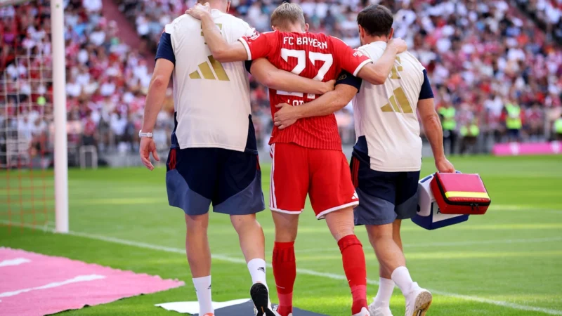 Bayern Múnich sufrió las lesiones de Konrad Laimer, Kim Min-jae y Jamal Musial en su triunfo amistoso