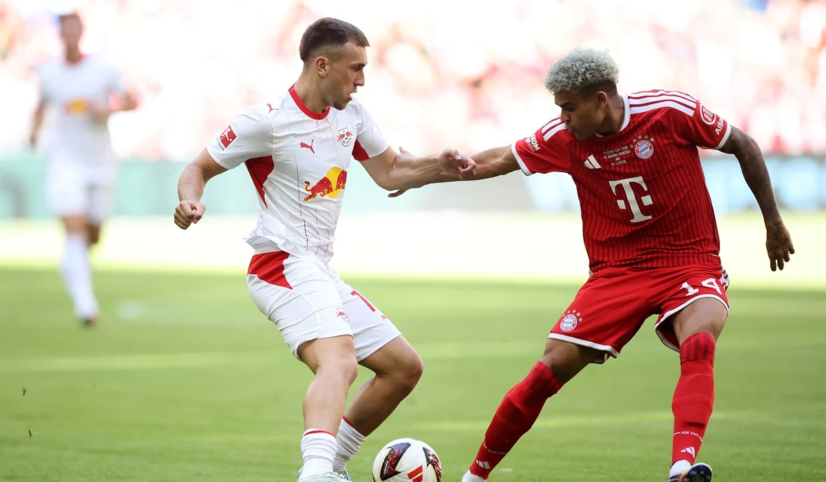 Triunfo amistoso de Bayern Múnich sobre Leipzig con gol de Luis Díaz