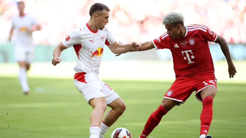 Triunfo amistoso de Bayern Múnich sobre Leipzig con gol de Luis Díaz