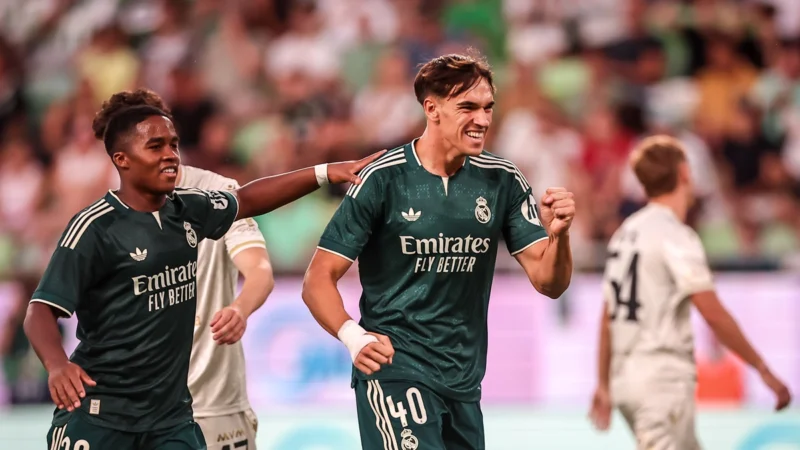 Carlos Espí marcó su primer gol con Real Madrid