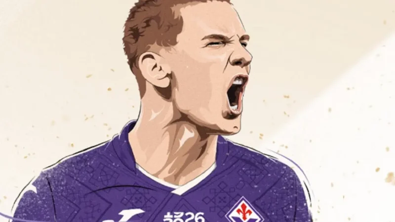 Franco Mastantuono fue presentado oficialmente en Fiorentina: «Vamos Firenze»