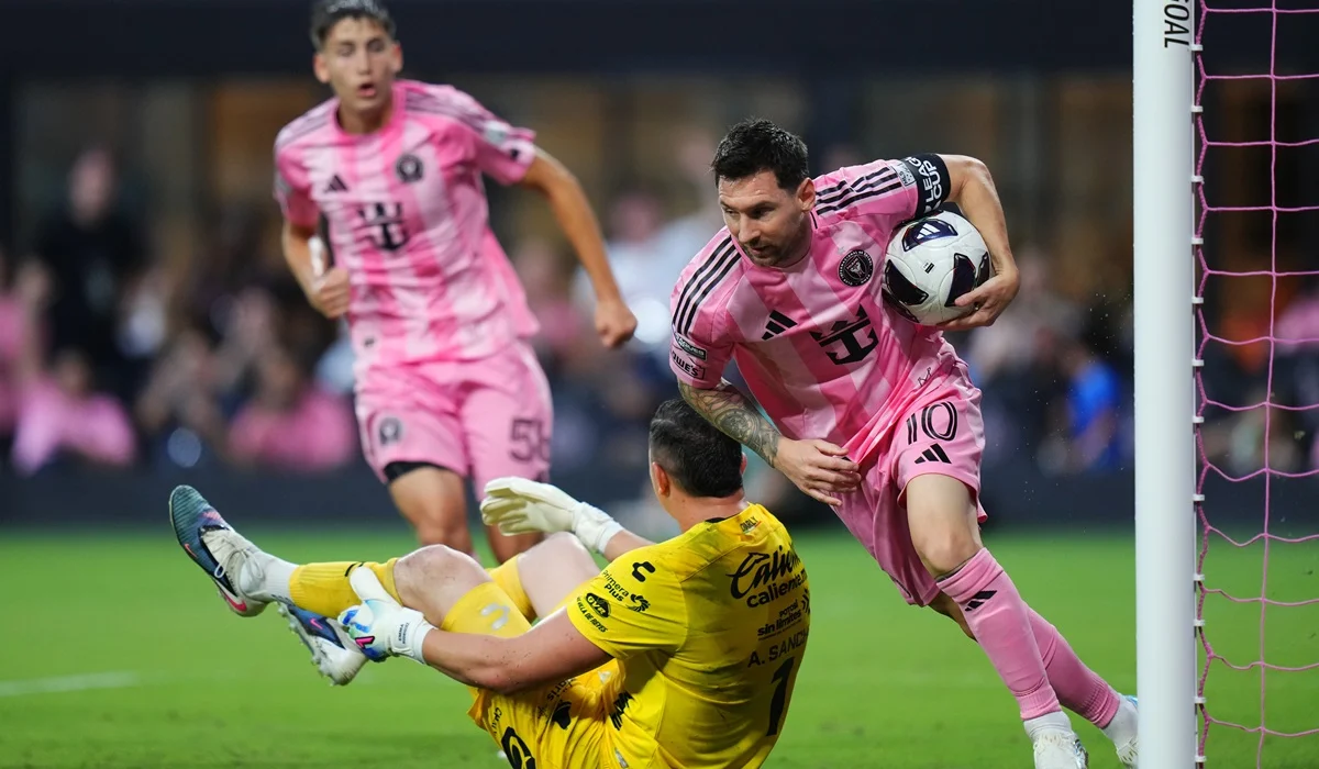 Lionel Messi volvió al gol con Inter Miami ante San Luis