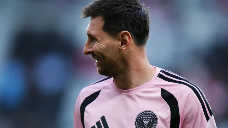 Messi es titular con Inter Miami ante Atlético San Luis