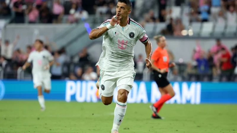 Luis Suárez marcó un golazo para Inter Miami ante Columbus Crew