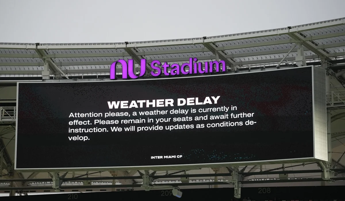 Inter Miami y Columbus Crew comenzará más tarde por inclemencias climáticas