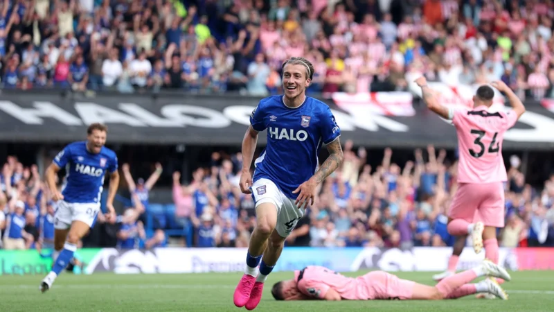 Ipswich Town volvió a la Premier League con Triunfo ante Sunderland