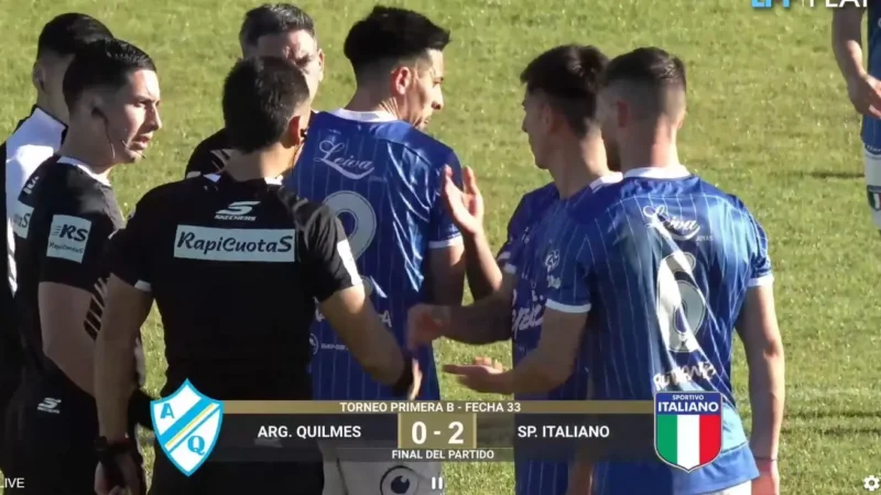 Sportivo Italiano derrotó a Argentino de Quilmes y se afianza aún más en el reducido de la Primera B