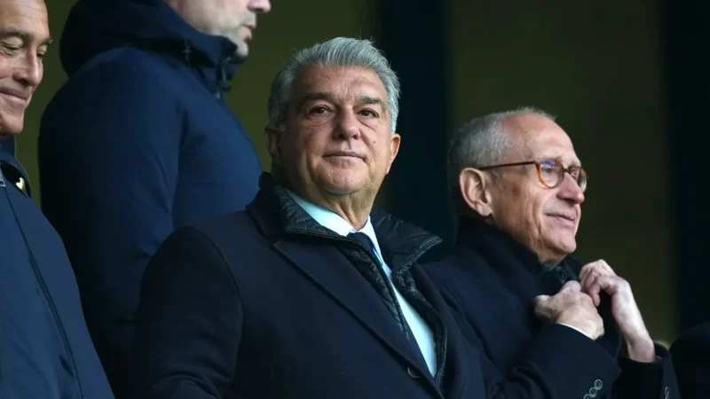 Joan Laporta: «Estamos listos para comprar a Julián Álvarez, nos gustaría que acepten la oferta»