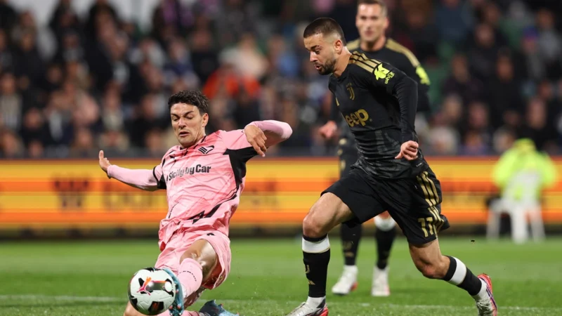 Juventus no tuvo problemas y derrotó al Palermo en un amistoso