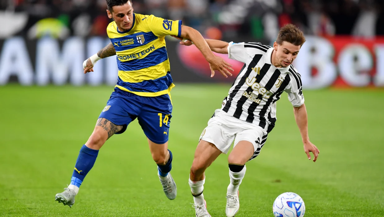 Juventus venció al Parma con claridad y el argentino Nicolás González anotó un gol del 2-0