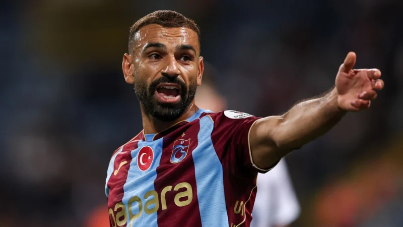 Mohamed Salah marcó con doblete sus primeros goles con Trabzonspor