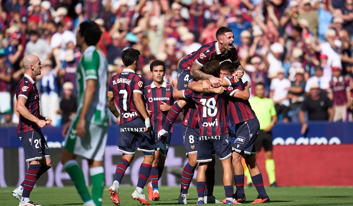 Levante logró su primera victoria de la temporada con tremendo triunfazo ante Betis