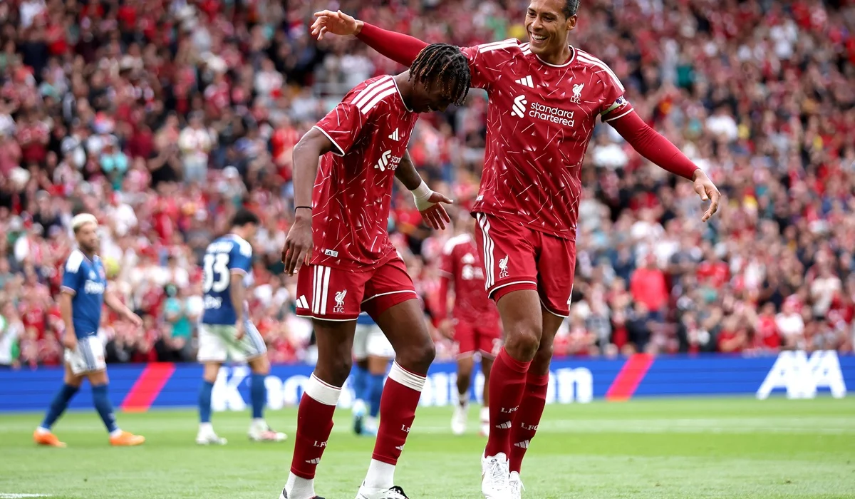 Liverpool le ganó a Como en el último amistoso de pretemporada