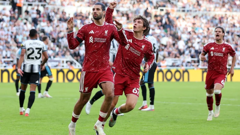 Liverpool le arruinó el triunfo al Newcastle en el descuento en un apasionante 2-2