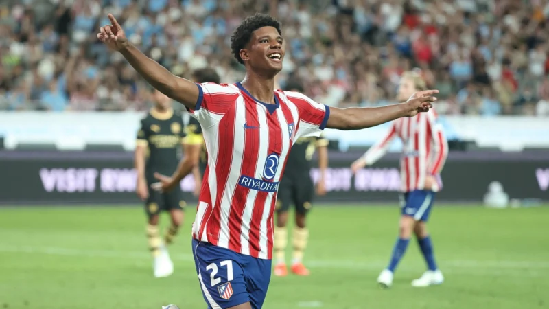 Jorge Domínguez es el debutante más joven del Atlético Madrid