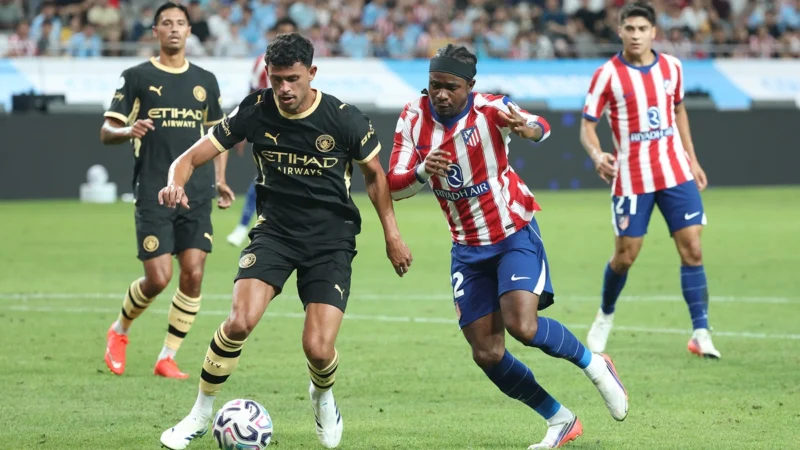 Atlético Madrid enfrenta a Manchester City sin argentinos