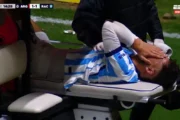 Dura lesión de Marco Di Cesare en Racing ante Argentinos Juniors