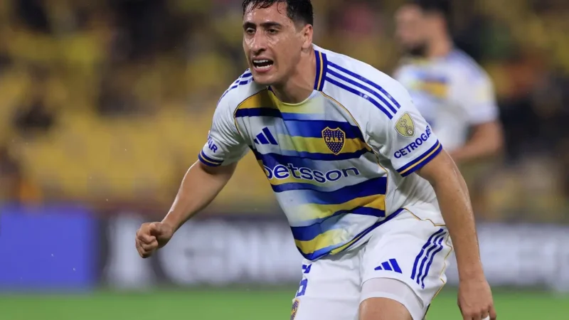 Golazo de Miguel Merentiel para Boca ante Recoleta: noveno tanto en la temporada 2026