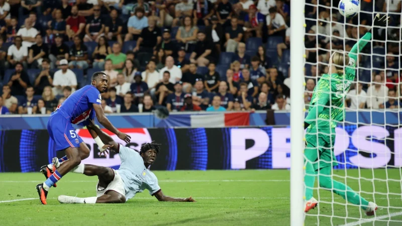 Brian Madjo, de 17 años, marcó por Supercopa ante PSG su primer gol en la elite europea