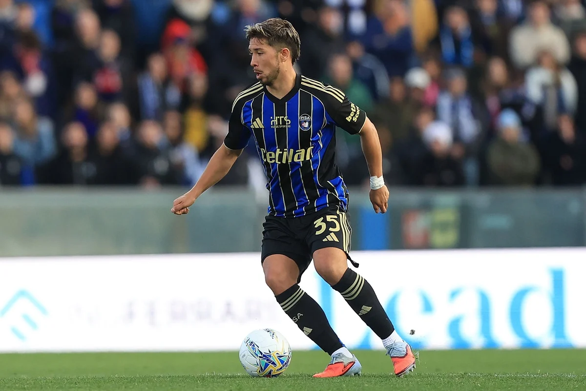 Felipe Loyola sumó minutos en Pisa por Coppa Italia