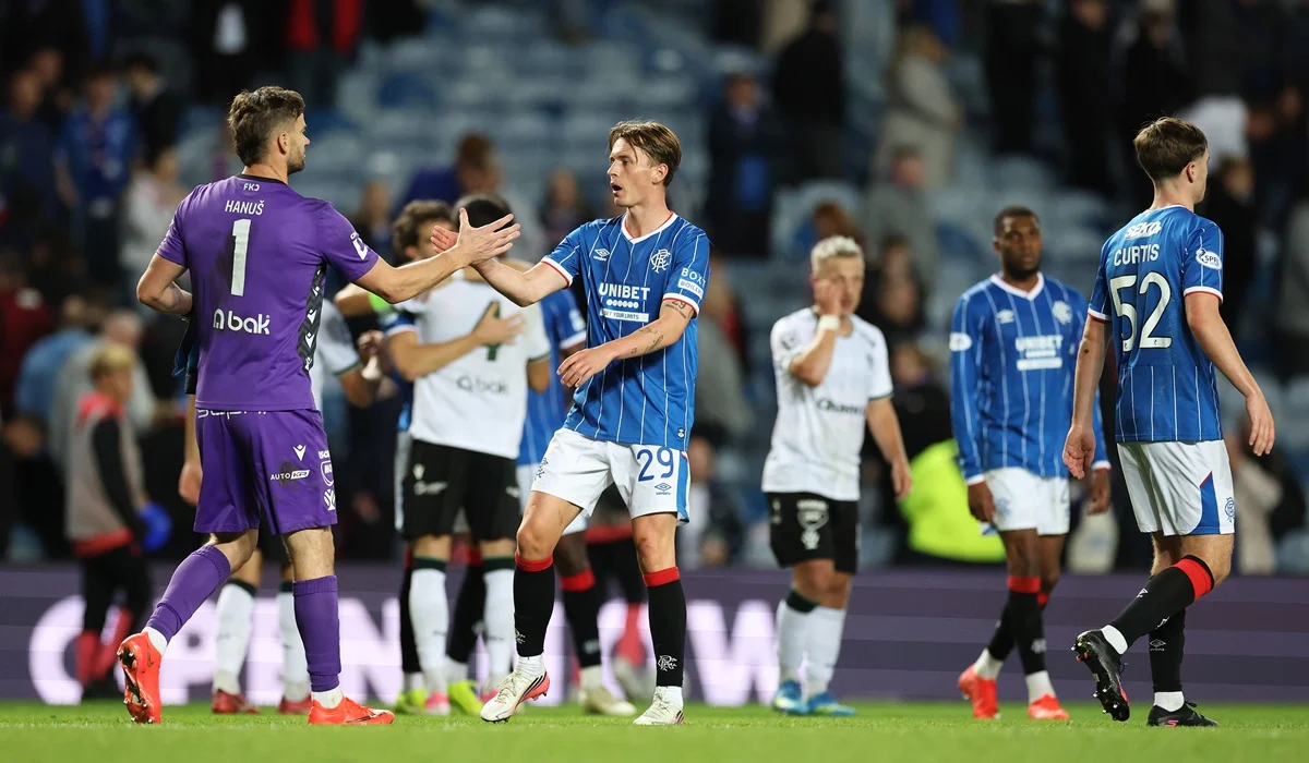 ¡Bombazo total! Jablonec dejó a Rangers sin siquiera Conference League