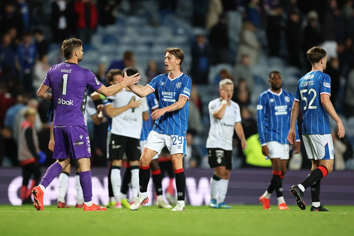 ¡Bombazo total! Jablonec dejó a Rangers sin siquiera Conference League