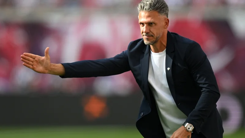 El Leipzig de Martín Demichelis debutó en Bundesliga con goleada ante el Gladbach