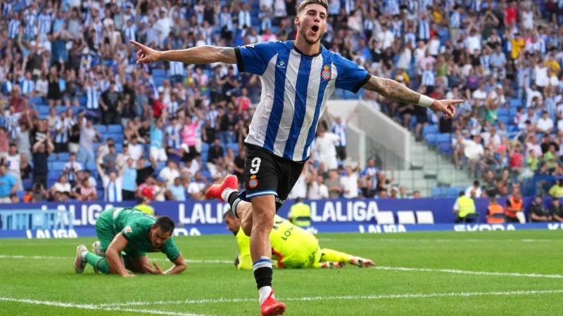 Espanyol arrancó La Liga con goleada ante Levante