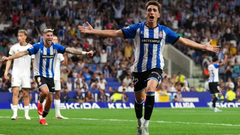 Valverde durmió y Calatrava empató para Espanyol ante Real Madrid