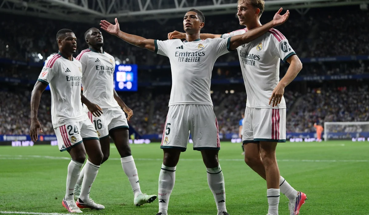Jude Bellingham marcó el primer gol de la temporada para Real Madrid
