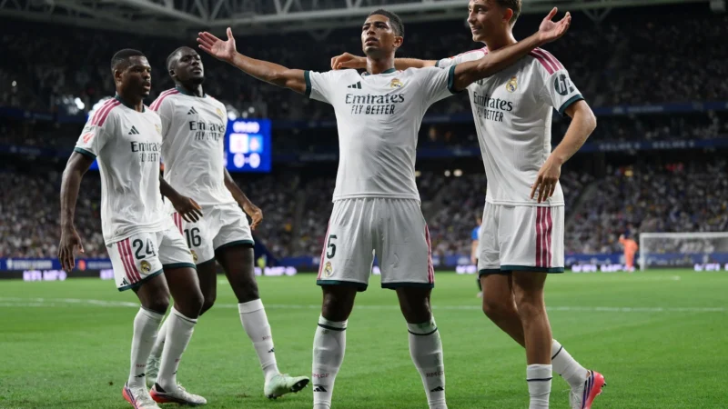 Jude Bellingham marcó el primer gol de la temporada para Real Madrid