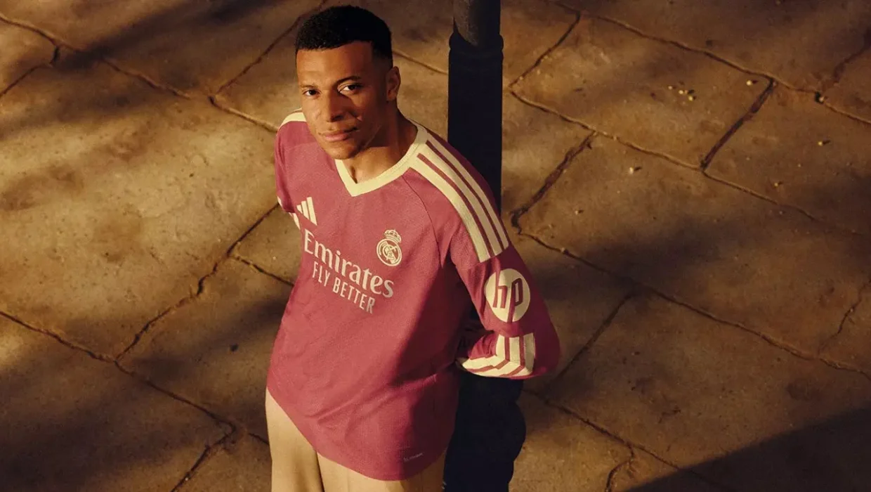 Real Madrid vestirá nuevamente de rosado en su tercera camiseta para la temporada 26/27