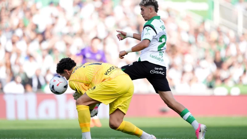 Dituro regaló un gol y Racing de Santander derrota a Elche
