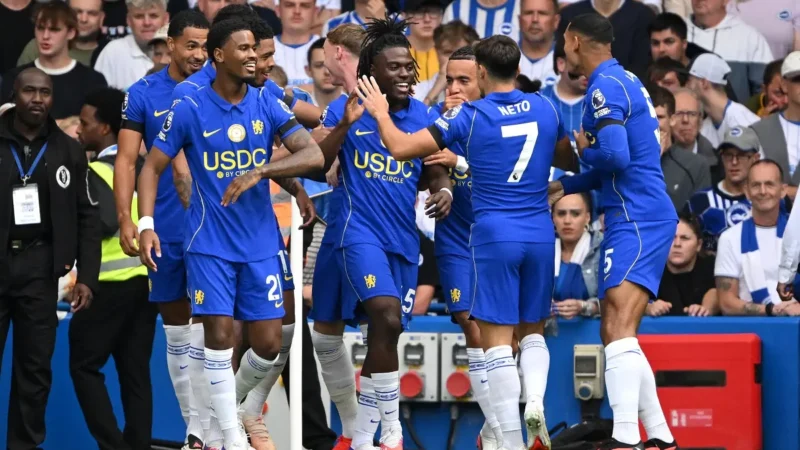 Roméo Lavia esperó cuatro temporadas para marcar su primer gol con Chelsea