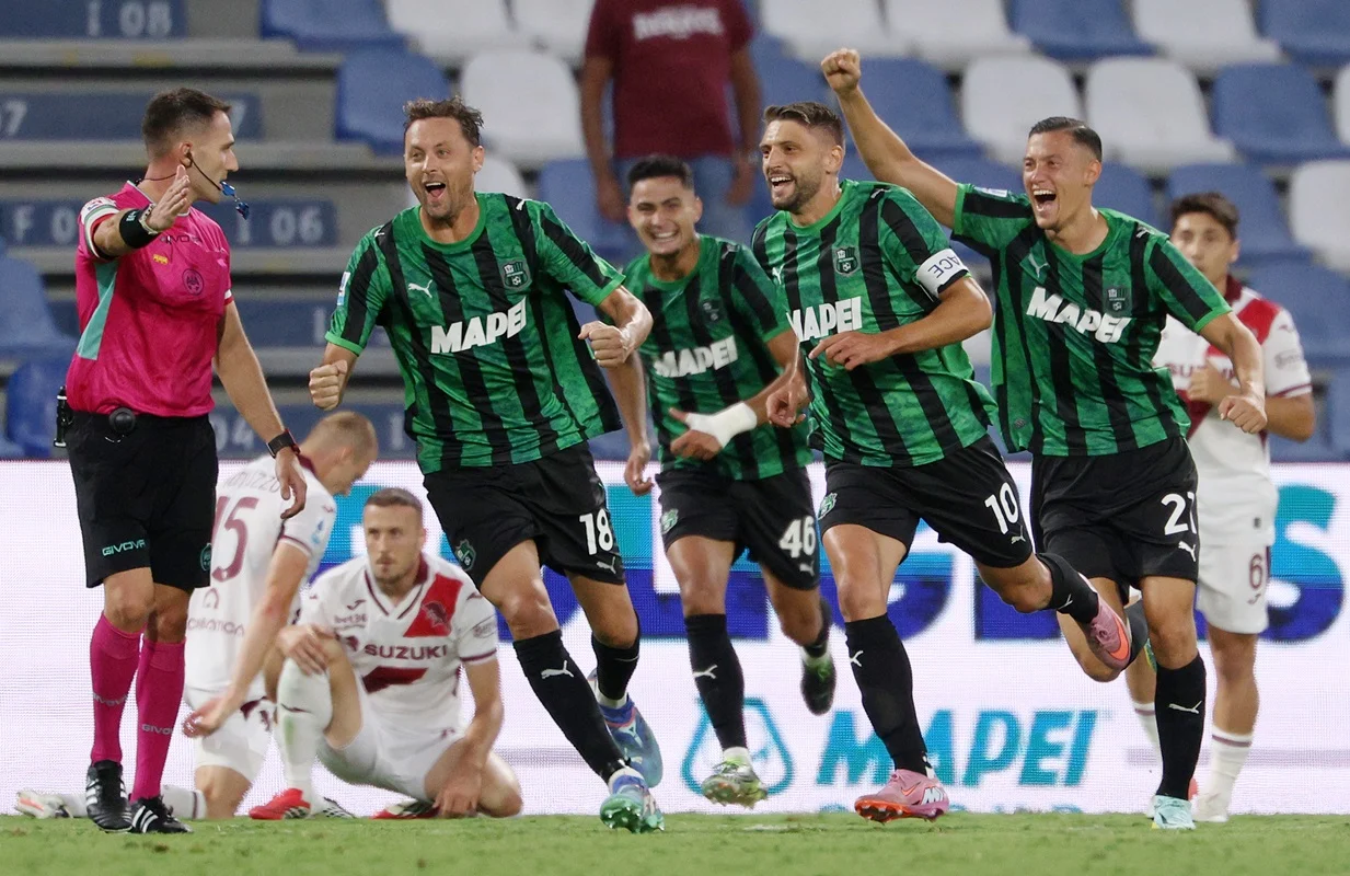 Sassuolo derrotó a Torino con gol de Domenico Berardi
