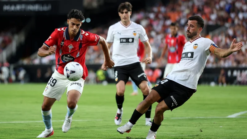 Valencia y Celta no se sacaron ventajas en Mestalla
