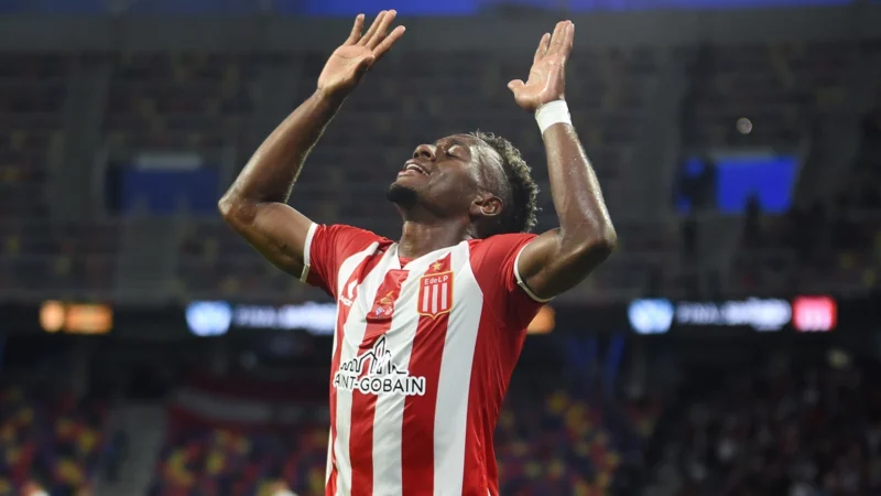 Alexis Manyoma dejó Estudiantes y marchó al Deportivo Cali
